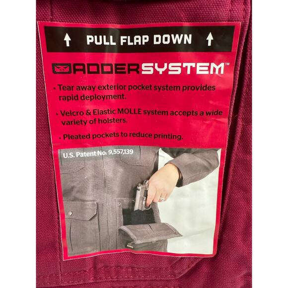 Berne Women Concealed Carry Workwear Lightweight Side Vents Jacket - Picture 6 of 16